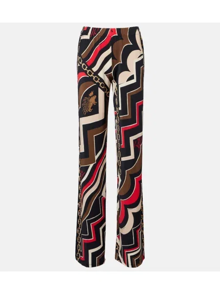 Pantaloni Pucci din satin cu imagine