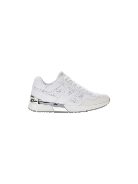 Sneakerși Guess alb