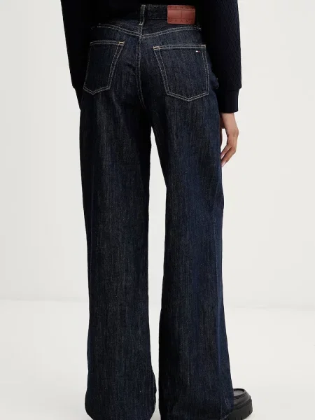 Tommy Jeans jeansy wide leg granatowe