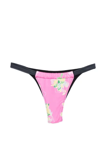 Bikini Frankies Bikinis cu model floral cu imagine roz