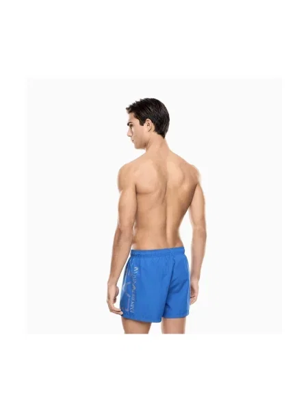 Pantaloni Emporio Armani albastru