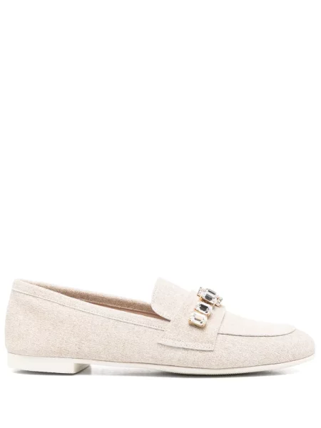 Pantofi loafer Casadei de cristal