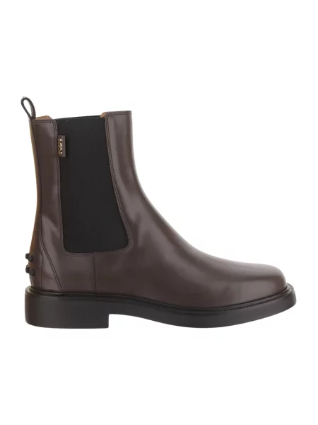Sztyblety Tod's skórzane brązowe