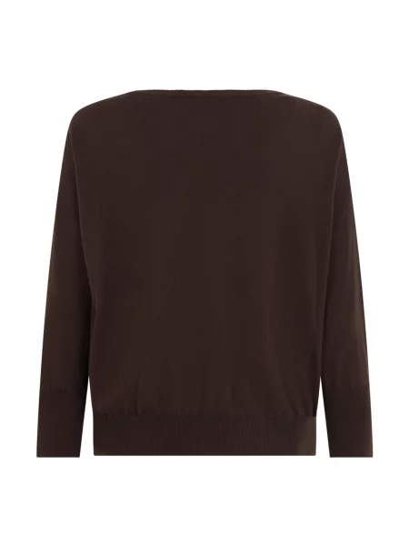 Sweter Slowear wełniany brązowy