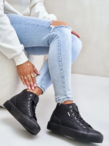 Sneakerși Big Star Shoes negru