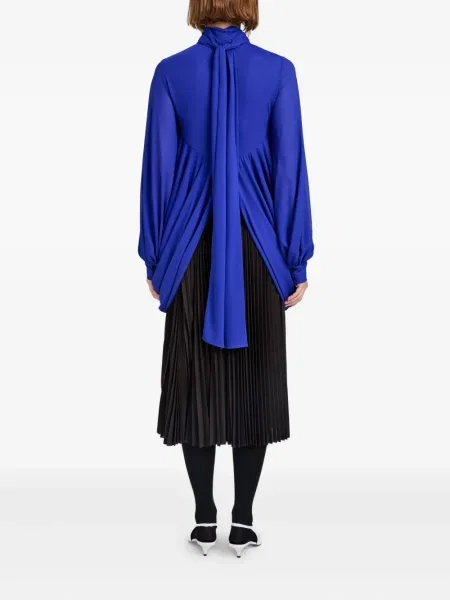 Плисирана плисирана пола Proenza Schouler до коляното кафяво