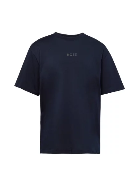 BOSS Tricou bleumarin negru
