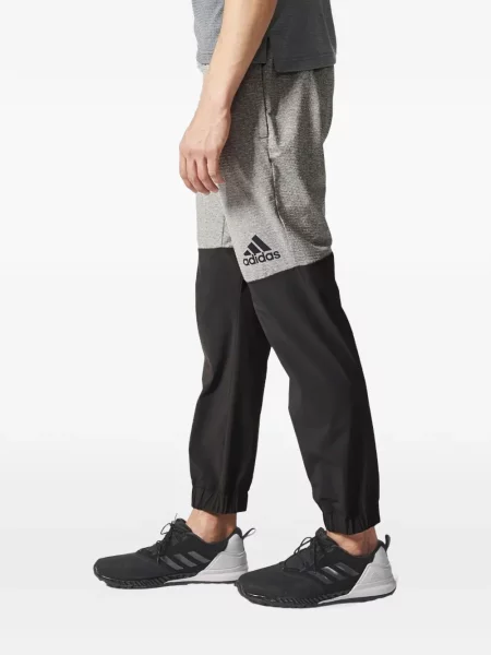 Strečové vícebarevný polotričko Adidas s autogramem šedé