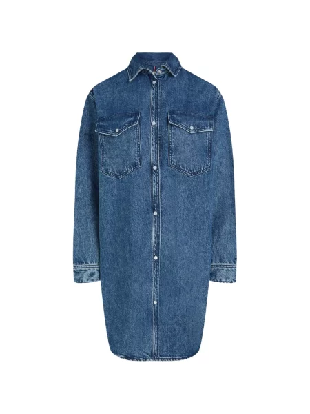 Mini haljina Tommy Hilfiger plava