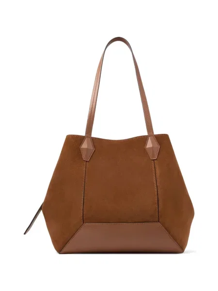 Geantă shopper Jimmy Choo maro