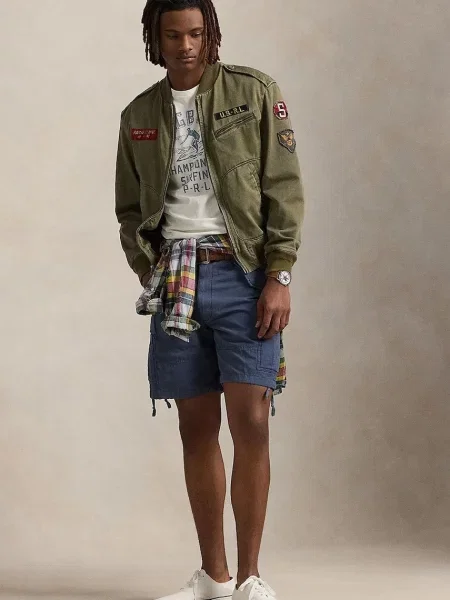 Къс панталон Polo Ralph Lauren Cargo тъмносиньо