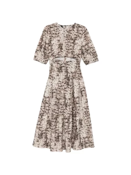 Rochie midi Pinko cu imagine până la genunchi de costum