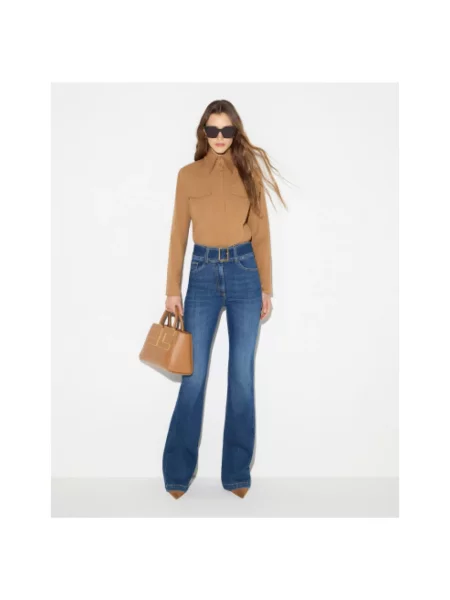 Jeansy Elisabetta Franchi niebieskie