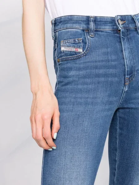 Blugi skinny Diesel SLANDY skinny fit albastru