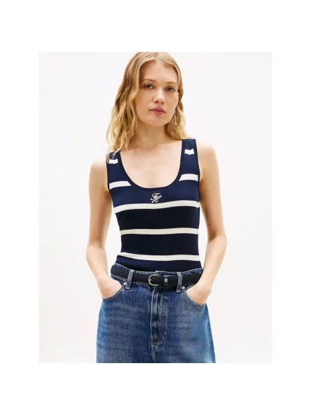 Tommy Hilfiger Top Bleumarin albastru