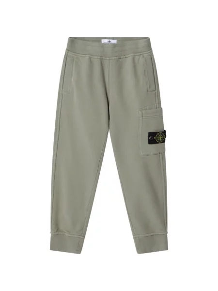 Spodnie dziecięce Stone Island zielone