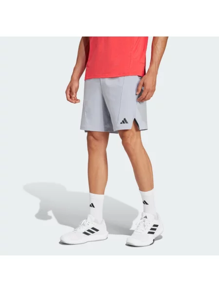 Szorty Designed for Training Workout srebrne