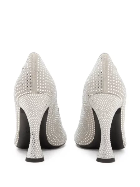 Pantofi cu toc Moschino gri