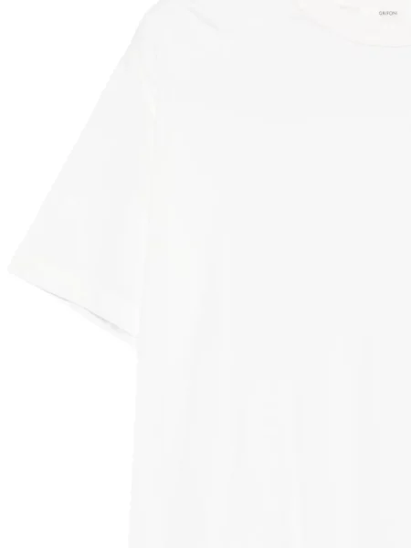 Tricou Grifoni cu decolteu rotund alb