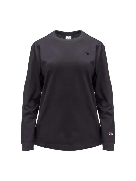 Długi top Champion z długim rękawem czarny