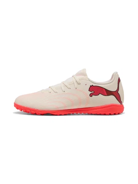 PUMA Ghete de fotbal FUTURE 9 PLAY bej deschis / purpuriu negru