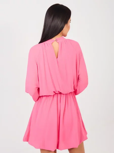 Rochie Rue Paris din dantelă roz