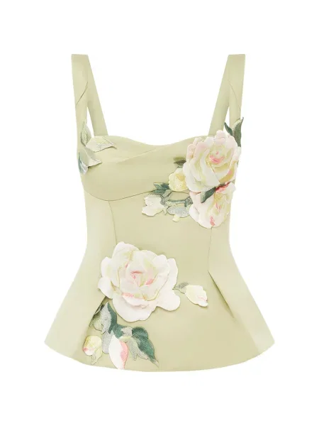 Top Leo Lin verde