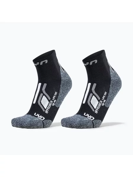 Skarpety UYN Trekking Approach Low Cut 2 pack black/grey czarne