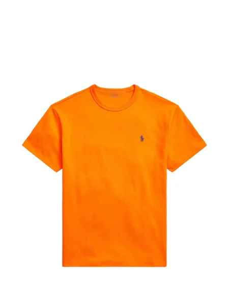 Tricou polo Polo Ralph Lauren cu autograf cu 5 buzunare în carouri gri