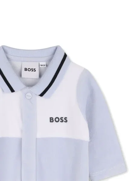 Koszulka polo dziecięca Bosswear niebieska