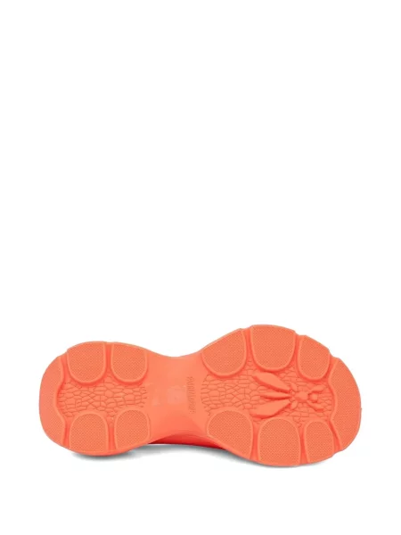 Sneakers Patrizia Pepe με κορδόνια με δαντέλα πορτοκαλί