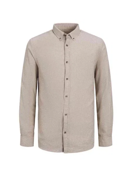 Košeľa Jack & Jones béžová