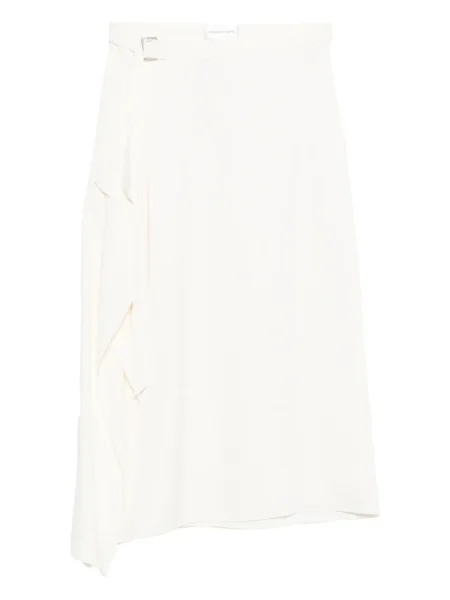 Spódnica midi Christian Wijnants na sprzączkę drapowana do kolan