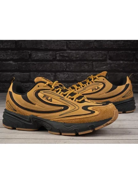 Buty sportowe do chodzenia skóra Fila ACTIX S brązowe