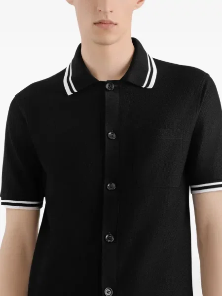 Къс риза Dolce & Gabbana черно