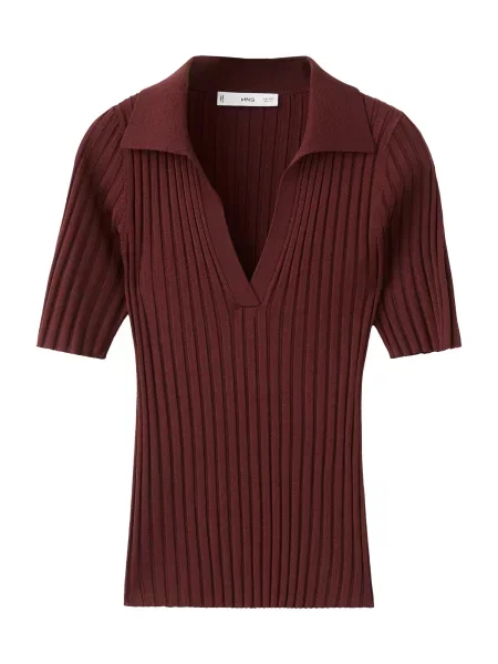 MANGO Pulover LOPE bordeaux roșu