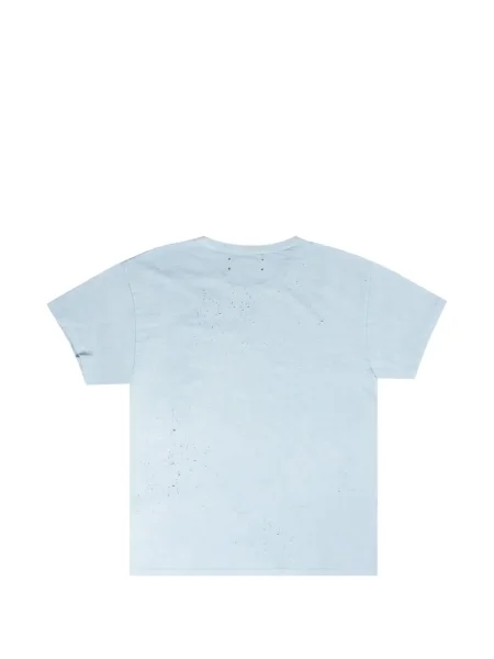 Tricou Amiri cu decolteu rotund albastru