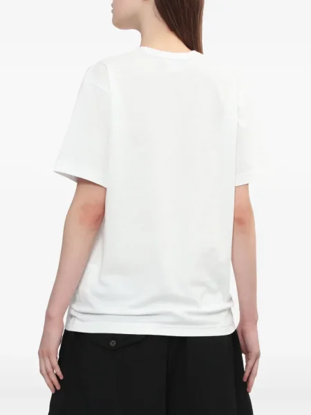 Tricou Black Comme Des Garçons cu imagine alb