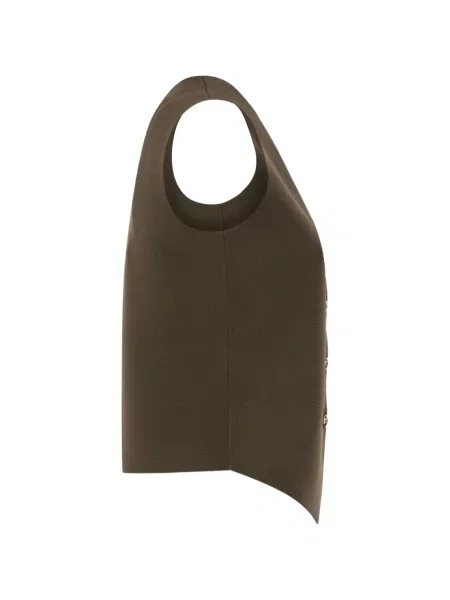 Vestă Max Mara tricotate verde