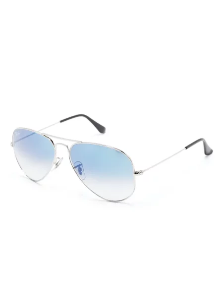 Didelis saulės akiniai Ray-ban sidabrinė