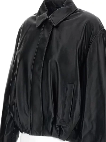 Geanta de piele Arma negru