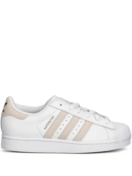 Geacă parka Adidas cu dungi cu glugă cu șireturi albastru