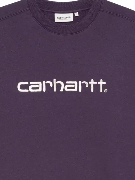 Hanorac Carhartt Wip cu broderie violet