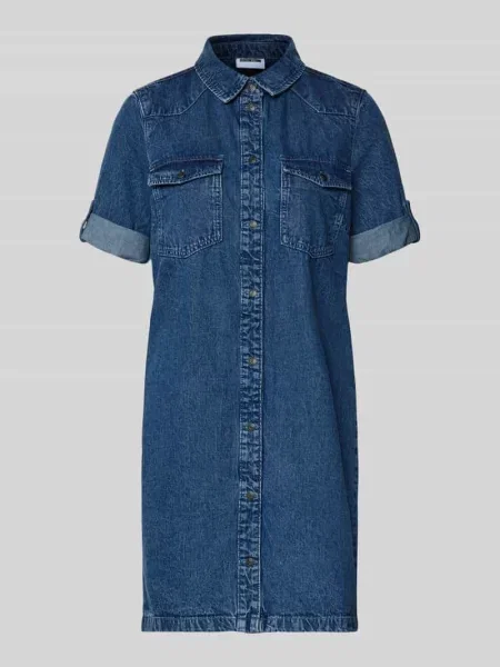 Noisy May Dżinsowa sukienka NMNew Signe Kobiety niebieski jednolity L błękitna