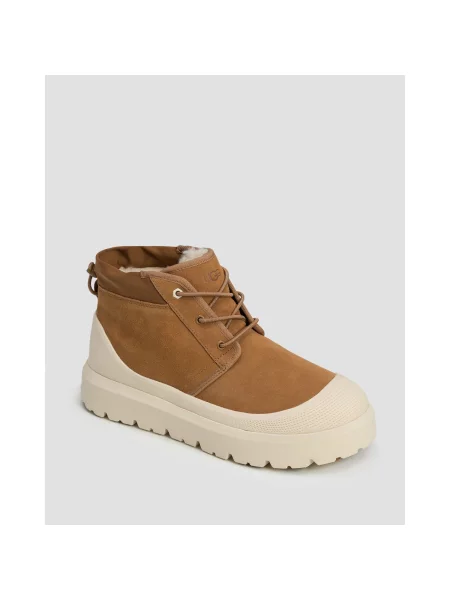 Semišové boty UGG Neumel Weather Hybrid hnědá