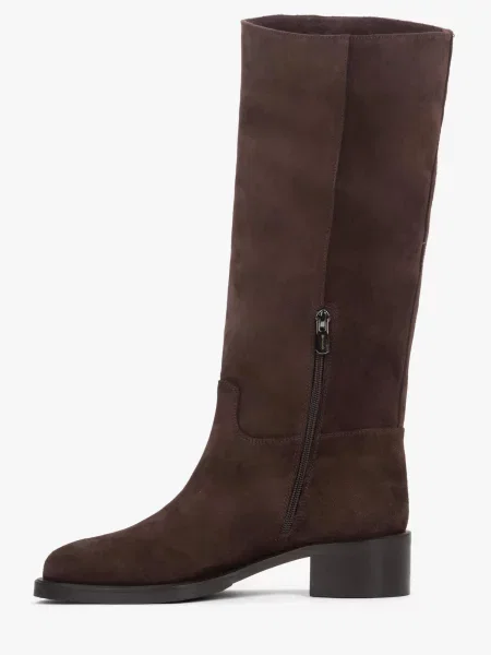 Estro Botine închis maro