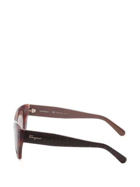 Ochelari de soare Ferragamo Eyewear cu imagine maro