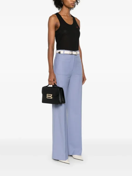 Geanta de piele Victoria Beckham din piele negru