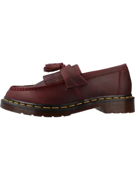 Półbuty Dr. Martens skórzane czerwone