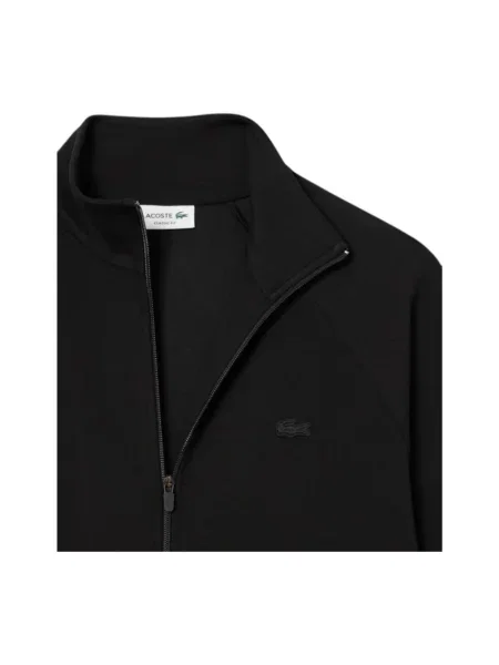 Bluza rozpinana Lacoste czarna